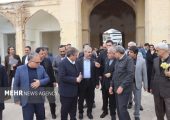 بازدید وزیر میراث فرهنگی از کاروان شاه عباسی سمنان