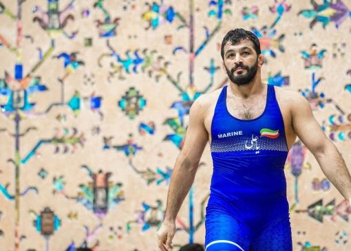 تصاویری عجیب از حسن یزدانی که سوژه اتحادیه جهانی کشتی شد+ عکس