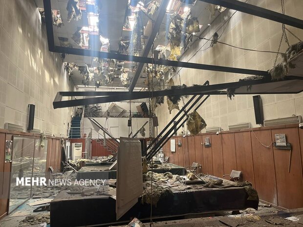 آسیب شدید به آکادمی ملی بیلیارد و اسنوکر در حملات صهیونی + عکس