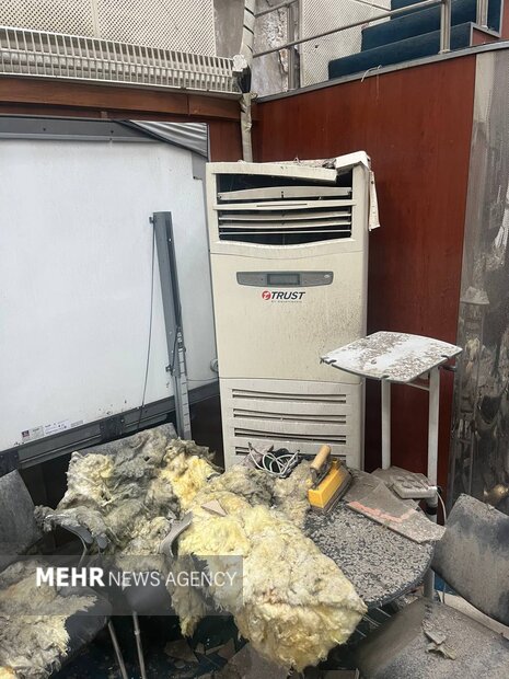 آسیب شدید به آکادمی ملی بیلیارد و اسنوکر در حملات صهیونی + عکس