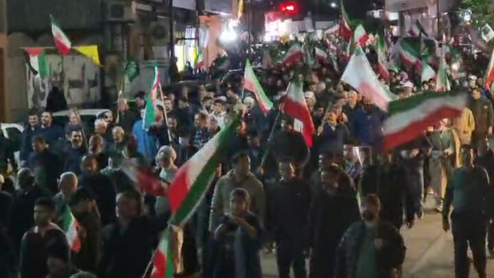 اجتماع باشکوه مردمی در رامسر