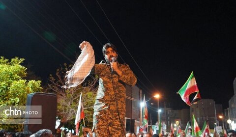 اجرای نمایش خیابانی «صدای انفجار» در باغملک و میداود