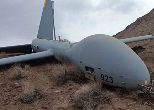 انهدام پهپاد هرمس ۹۰۰ در آسمان اندیمشک توسط سپاه