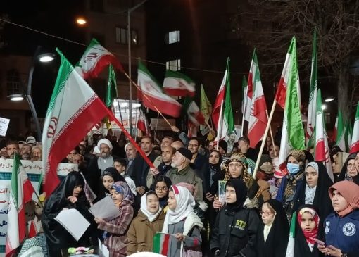 تجمع باشکوه مردم دیار گروس در حمایت از وطن