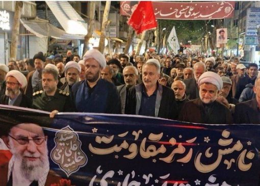 تجمع شبانه لاهیجانی ها به شب پنجاه و هشتم رسید