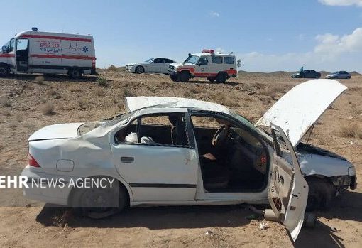 تصادف زنجیره‌ای در مرند بر اثر بریدن ترمز تریلی؛ ۶ نفر مصدوم شدند