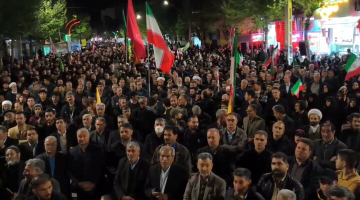 تکرار حماسه آفرینی مردم میاندوآب در خیابان