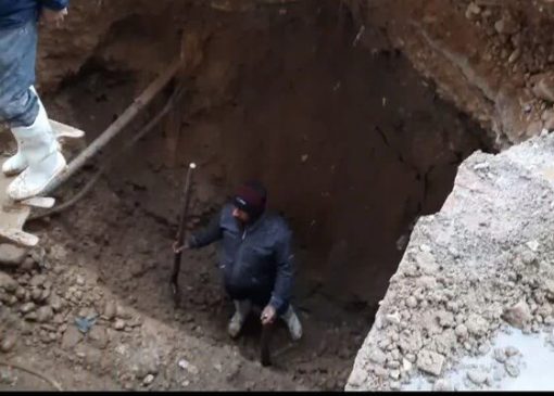 خط انتقال آب روستای کوگاه ترمیم شد