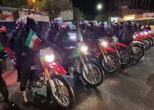 رژه موتوری بسیجیان در قوچان