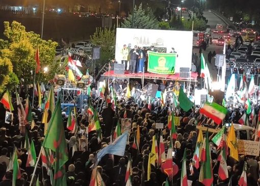 صلوات خاصه امام رضا علیه السلام در اجتماع شبانه مردم کرمانشاه