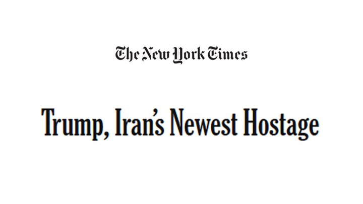 نیویورک تایمز: ترامپ، گروگان جدید ایران است