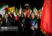 پنجاه و هشتمین شب تجمع مردم دیار شهید همت در نهضت خیابان