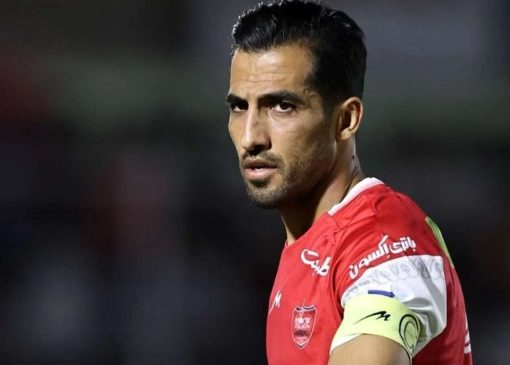 حضور وحید امیری در تمرین پرسپولیس
